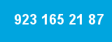 923 165 21 87